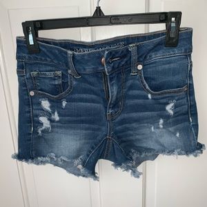 Denim shorts